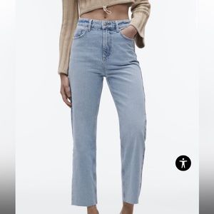 Zara cropped jeans